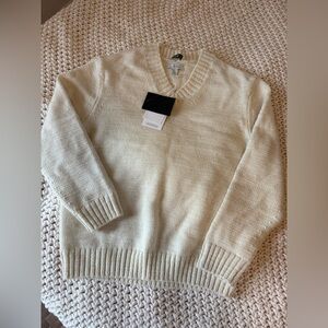 NWT COS 100% Wool V-Neck Sweater Men's/Unisex
